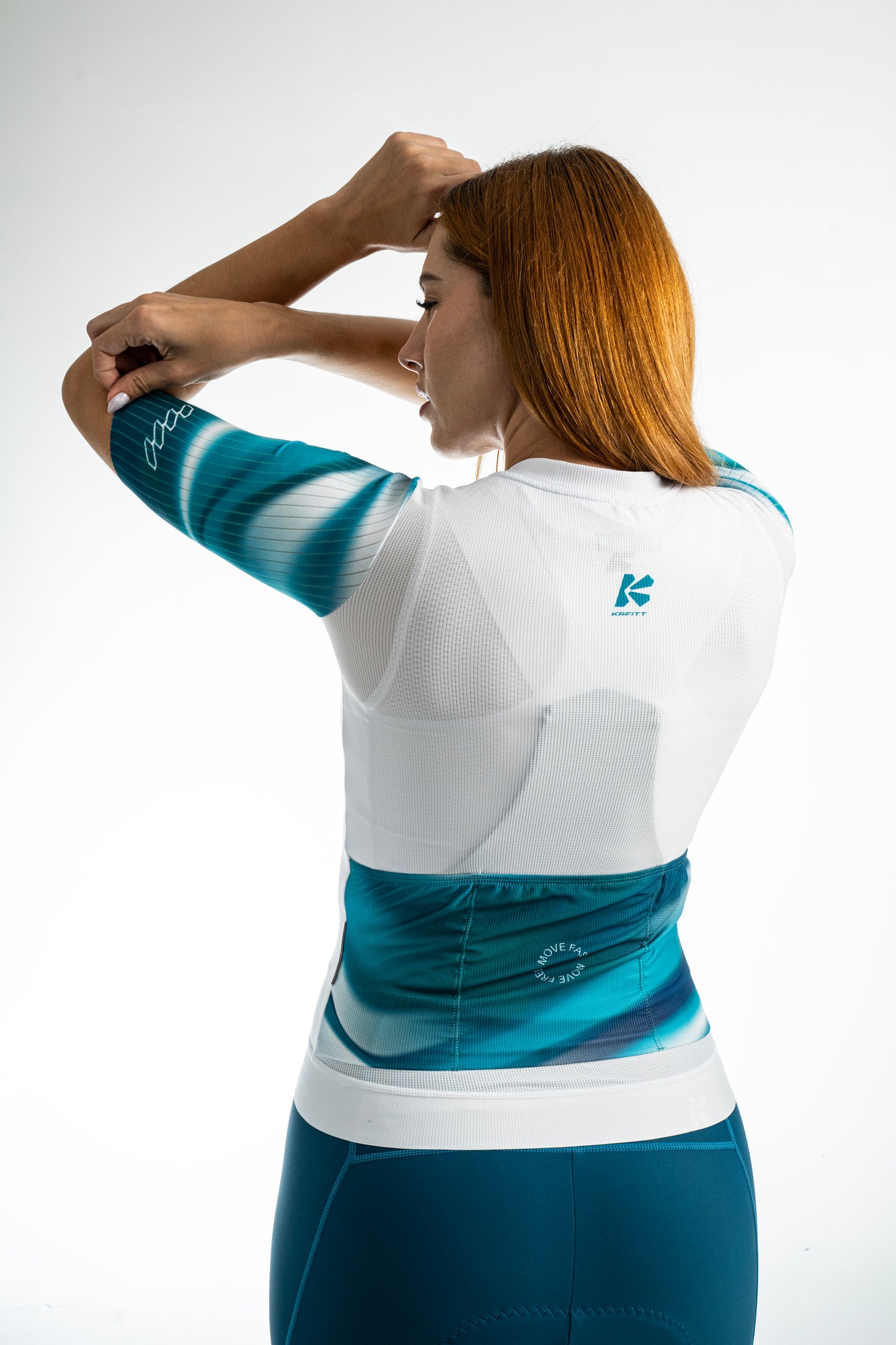 Jersey Flowtech Turquesa Mujer