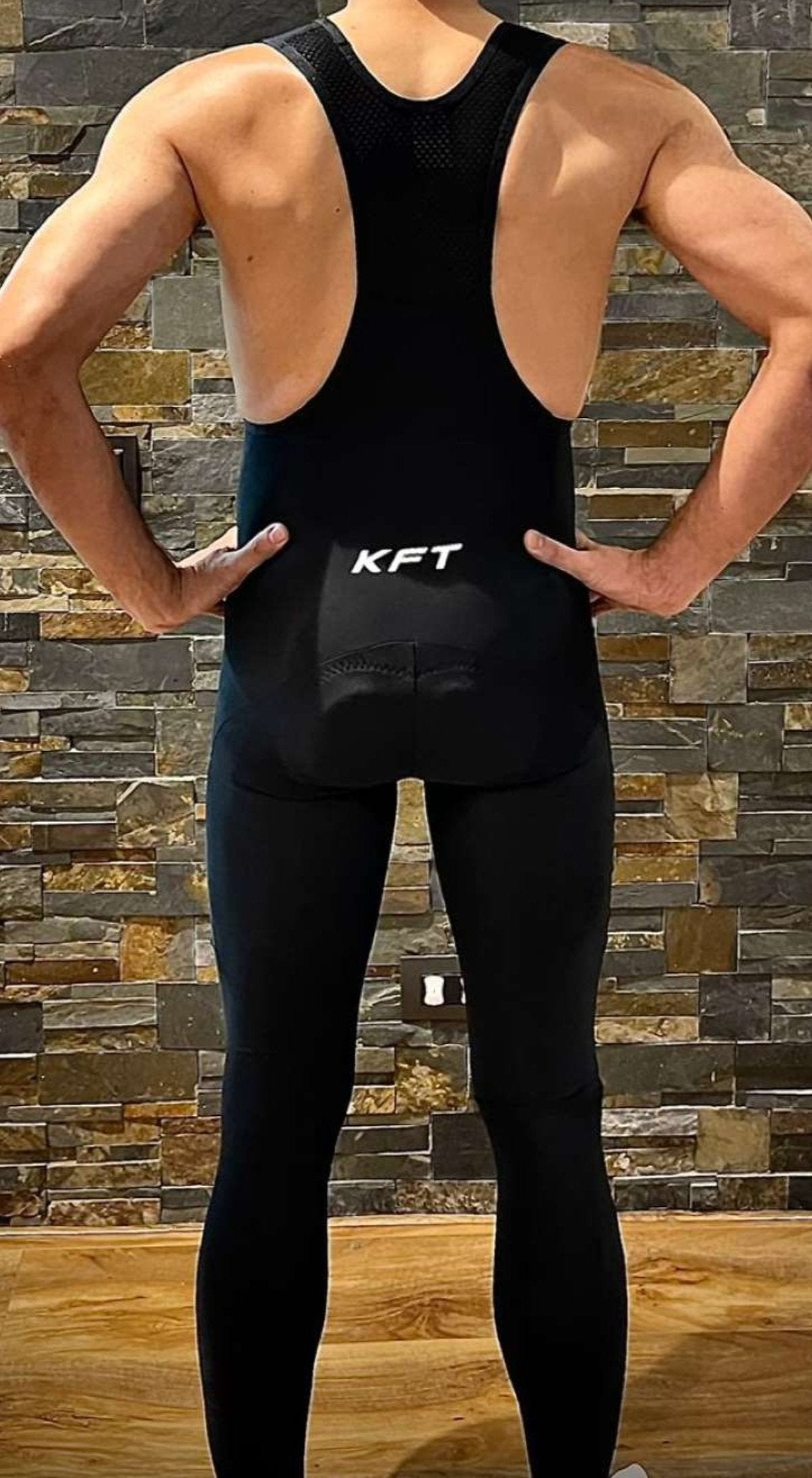 Licra Larga Convencional Negra Hombre