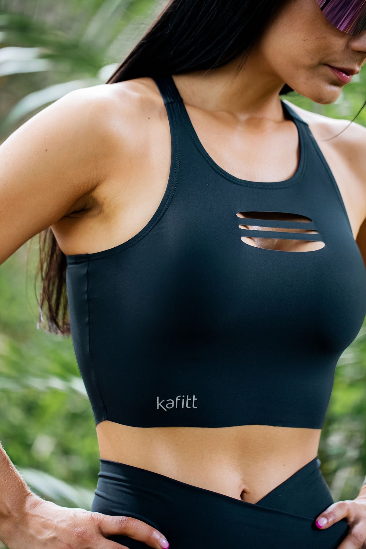 Top Sin Costuras Negro