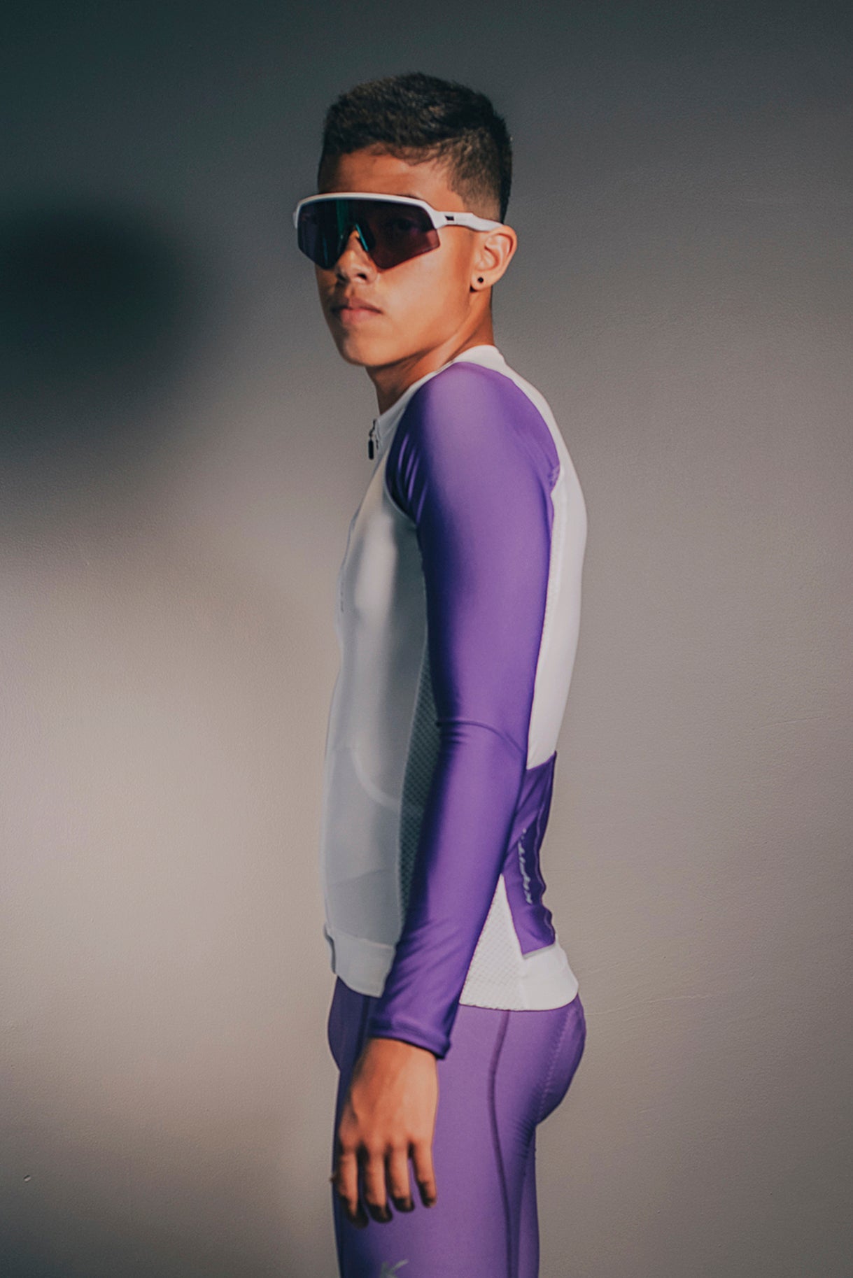 Jersey Elite ML Butterfly Morado Hombre