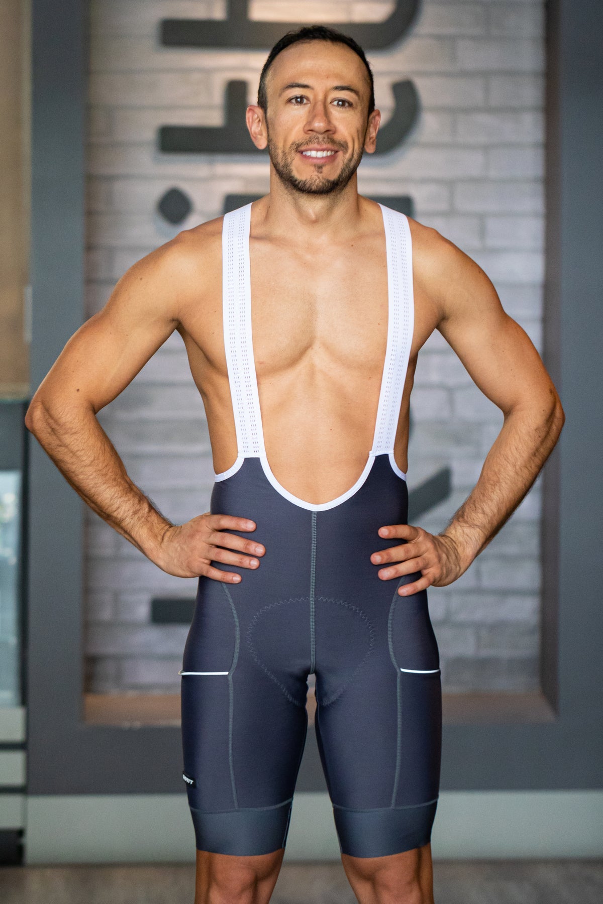 Licra Clásica Bolsillos Gris Hombre