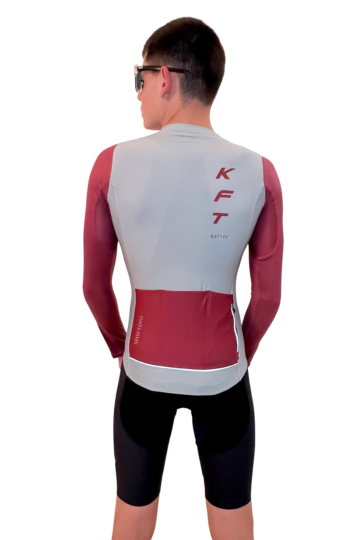 Jersey Elite ML Rojo Volcano Hombre