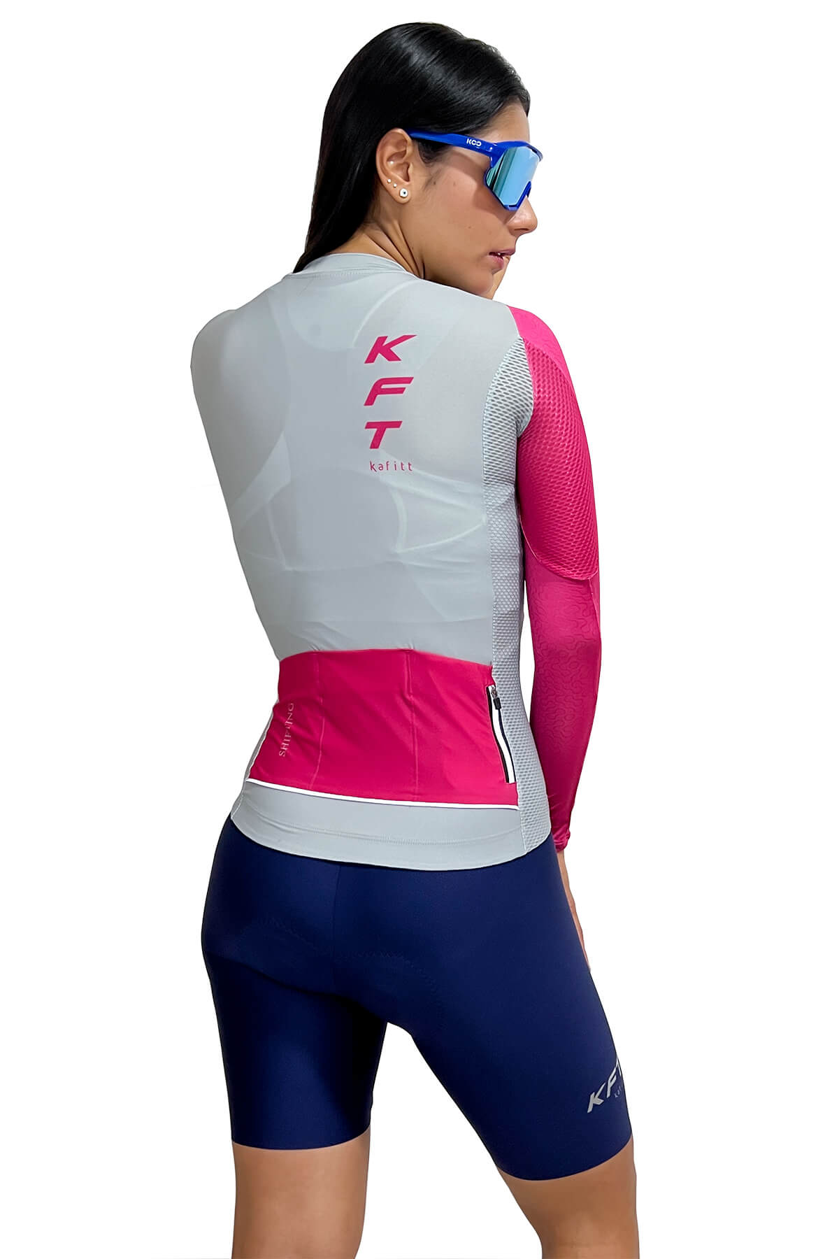 Jersey Elite Fucsia Volcano Mujer ML