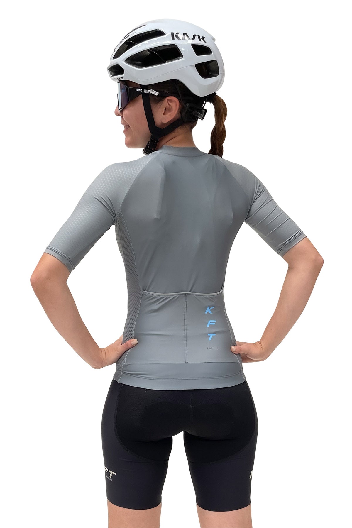 Jersey Basico Lunar Gris Mujer MC