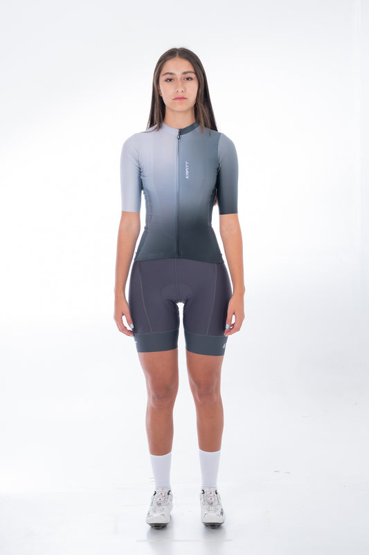 Jersey Basico MC Niebla Mujer