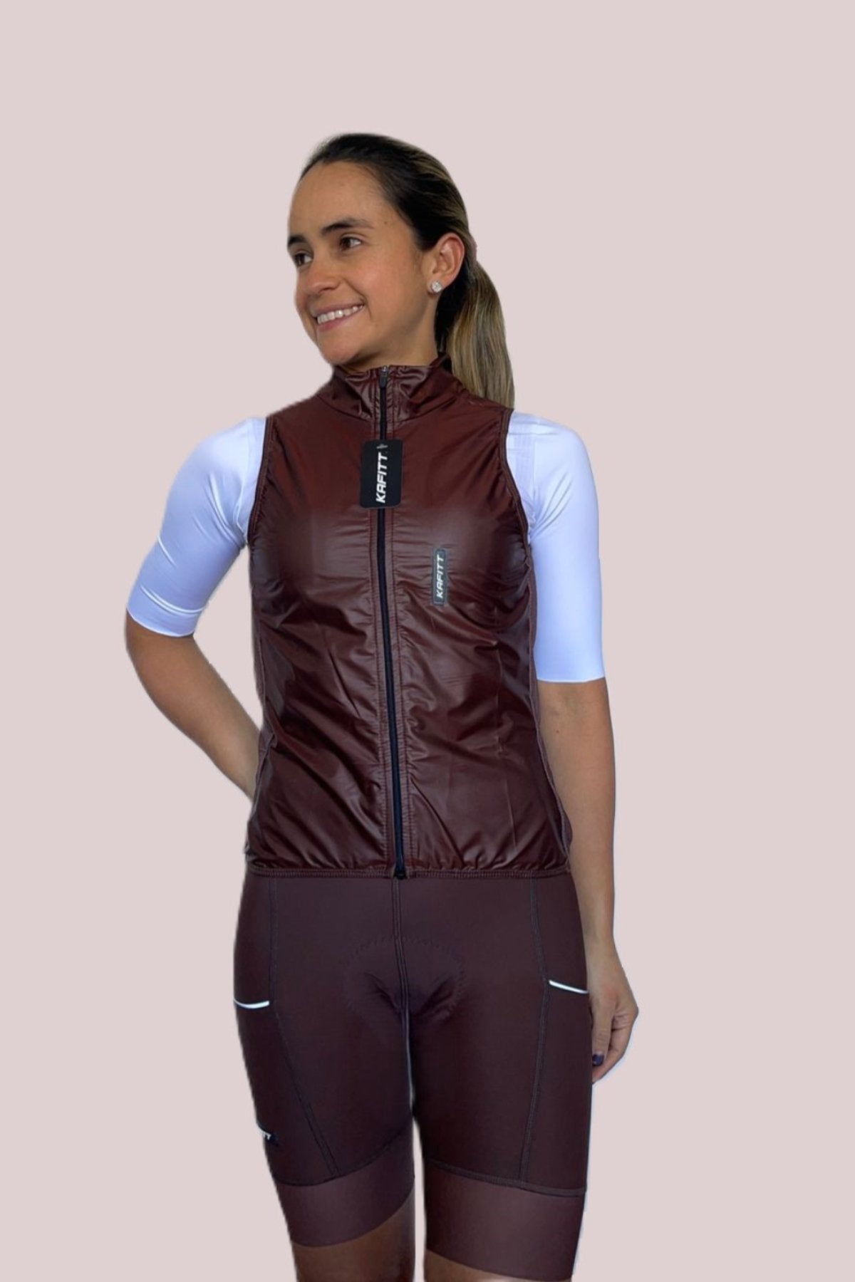 BROWN SEMIPERMEABLE VEST