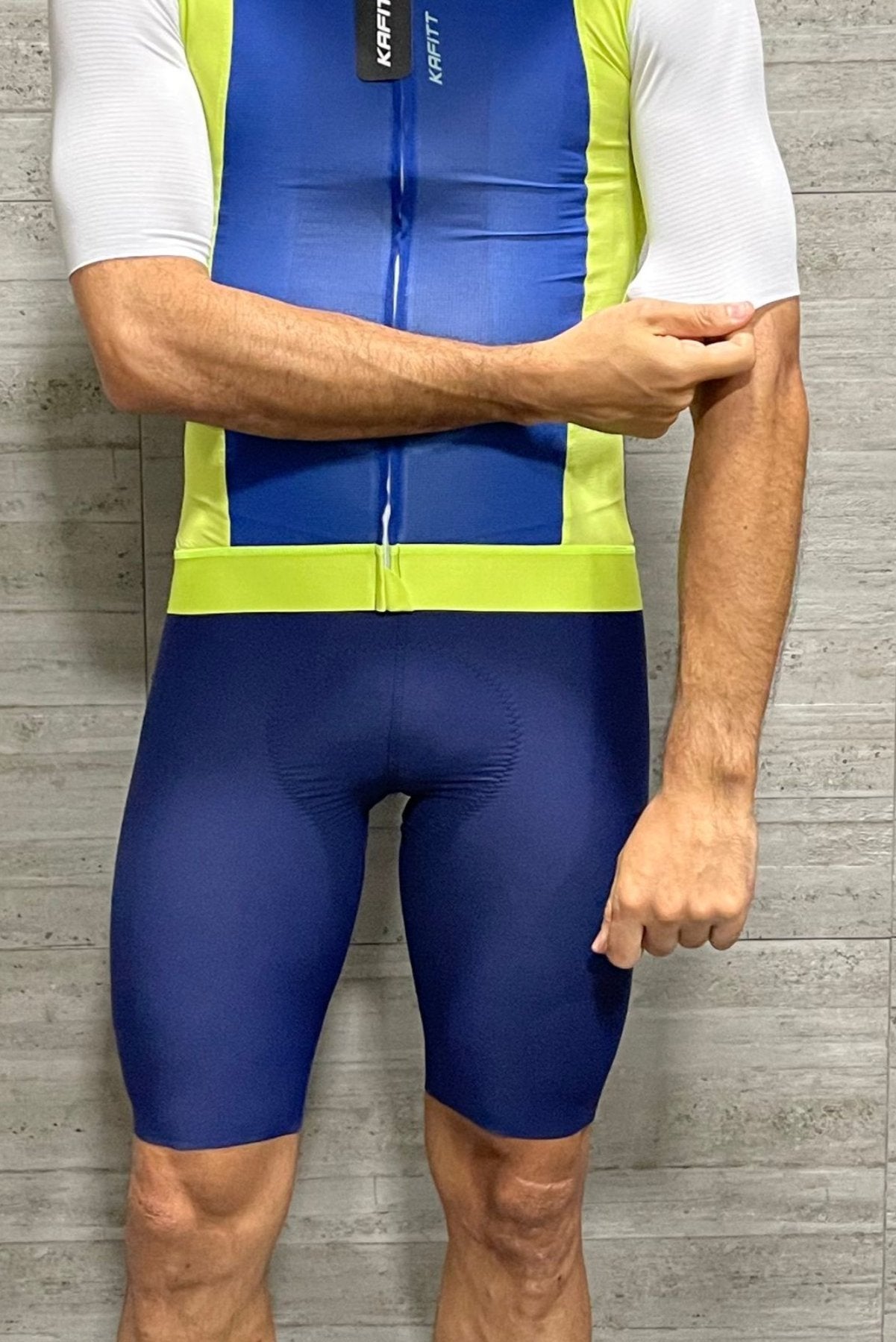 Licra Sin Costuras Azul Oscuro Hombre