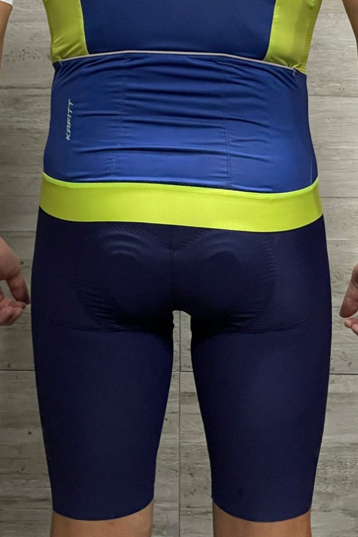 Licra Sin Costuras Azul Oscuro Hombre