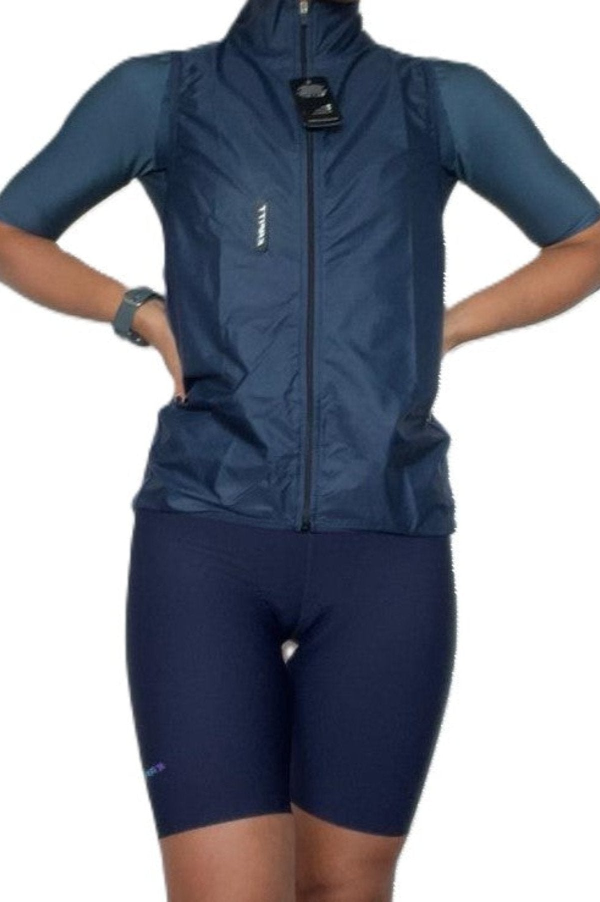 WOMEN'S BLUE SEMIPERMEABLE VEST