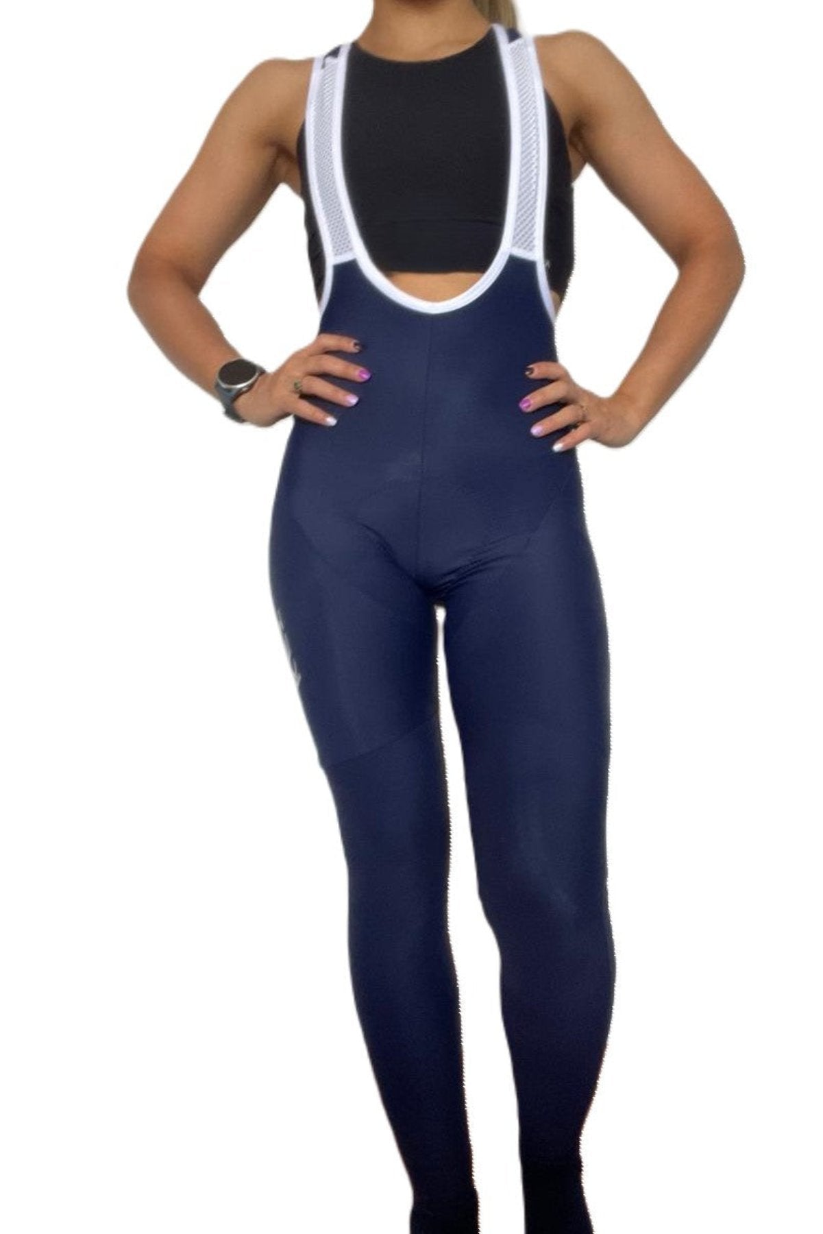 BLUE WOMEN'S LONG CYCLING LYCRA