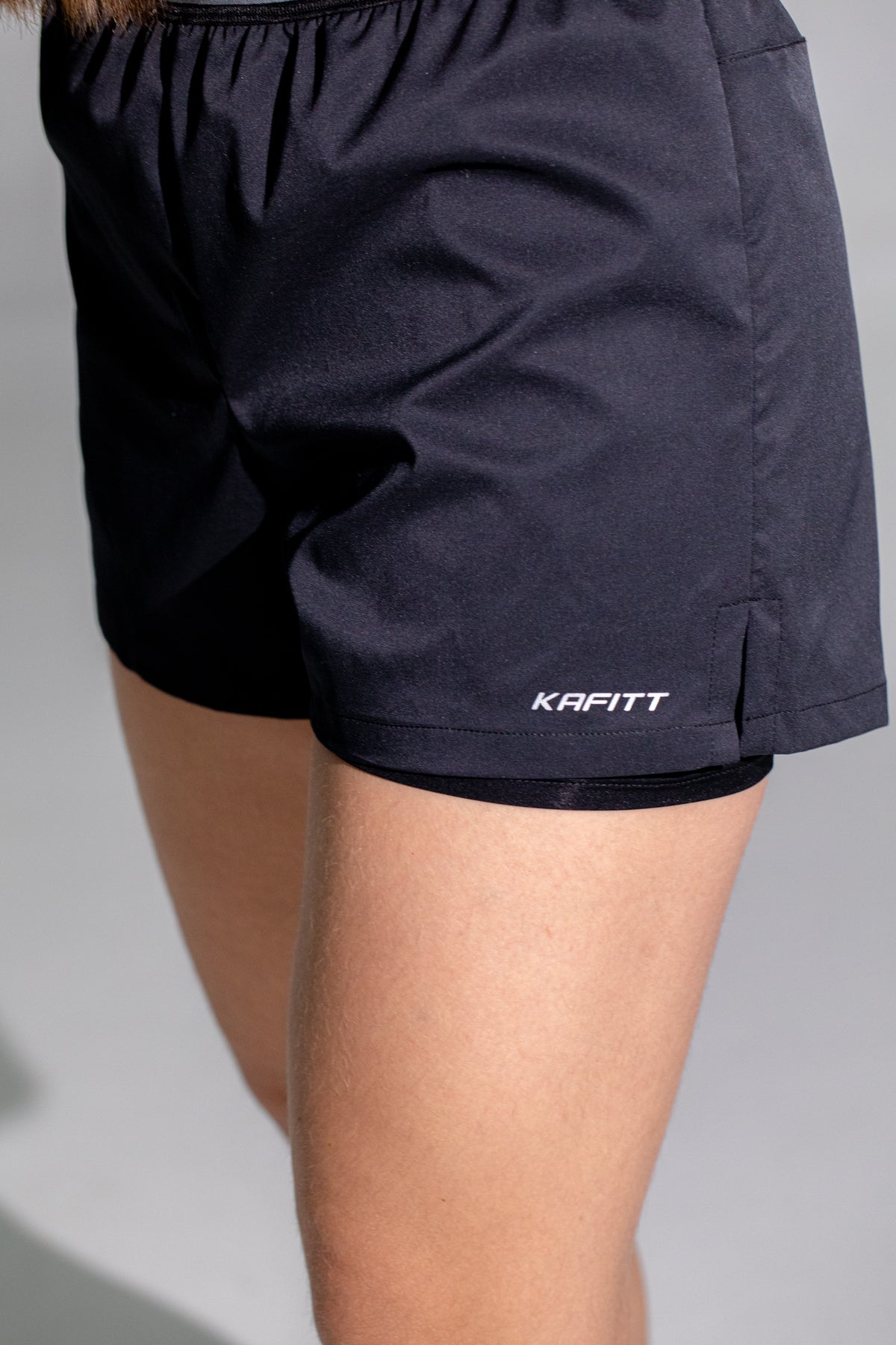 RUNNING SHORTS WITH BLACK LYCRA