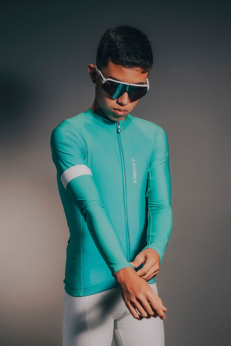 FASTER ML TURQUOISE EVOLUTION JERSEY FOR MEN