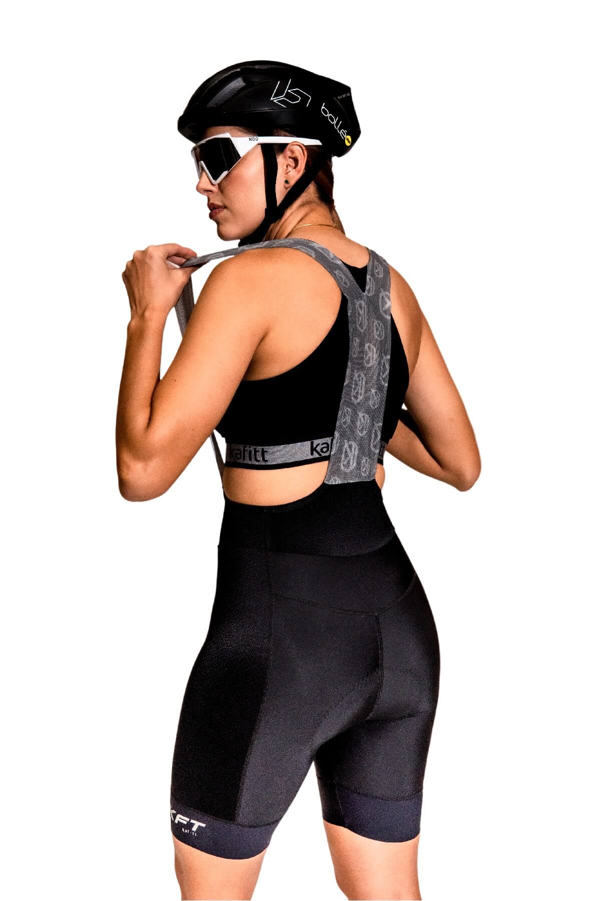 PRO UP BLACK WOMEN'S CYCLING LYCRA