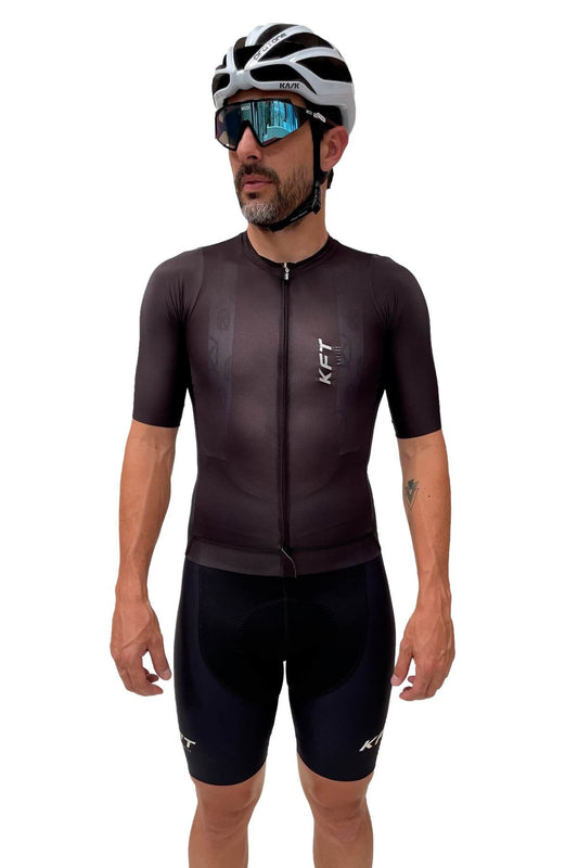 ELITE BLACK CYCLING JERSEY FOR MEN