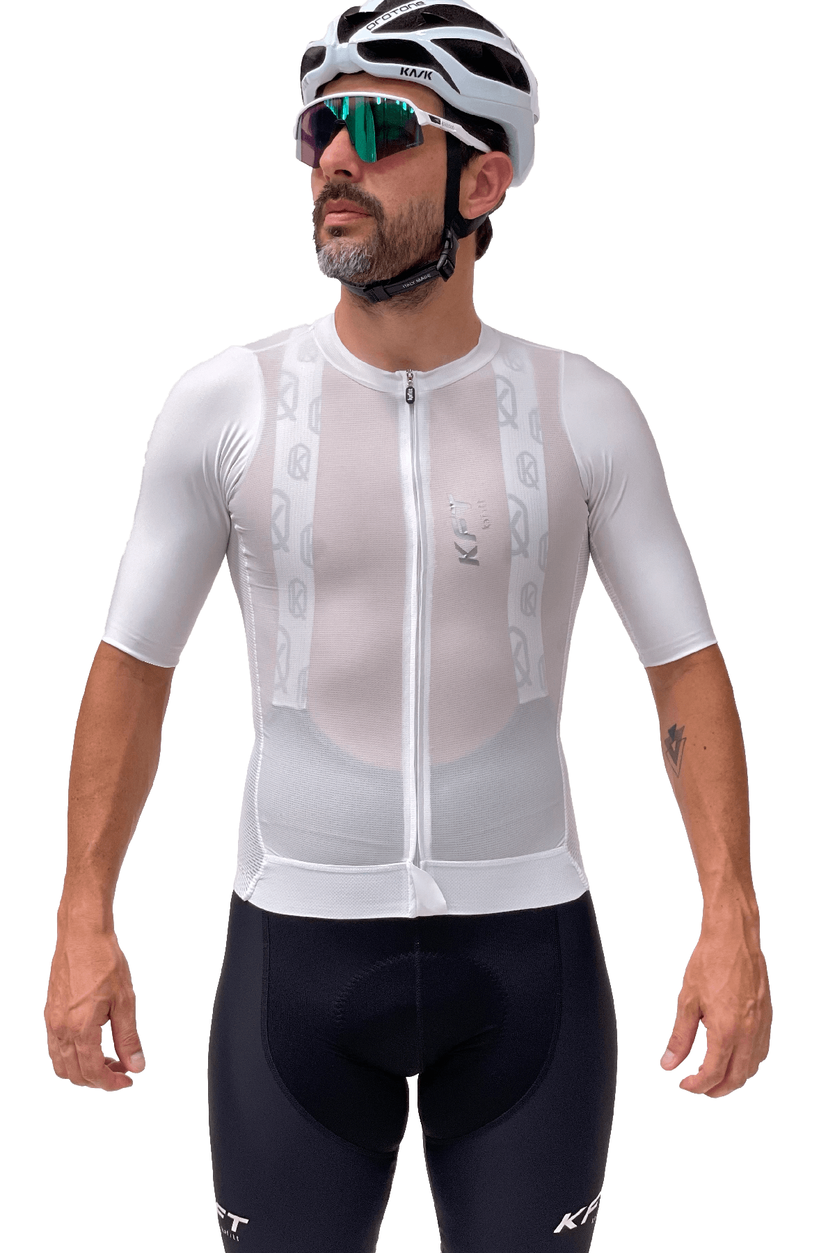 ELITE CYCLING JERSEY WHITE MEN