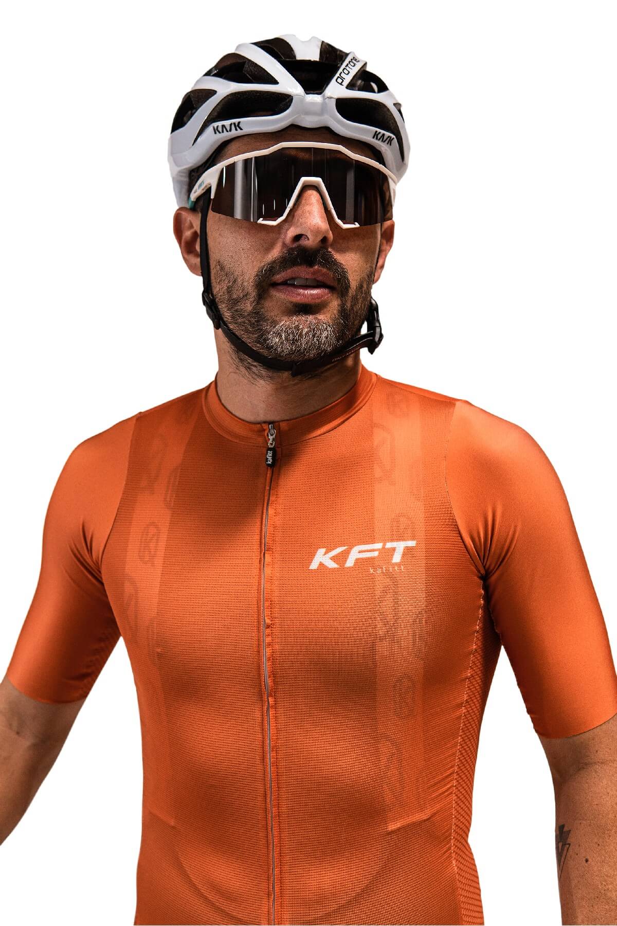 MEN'S ELITE TERRACOTTA CYCLING JERSEY