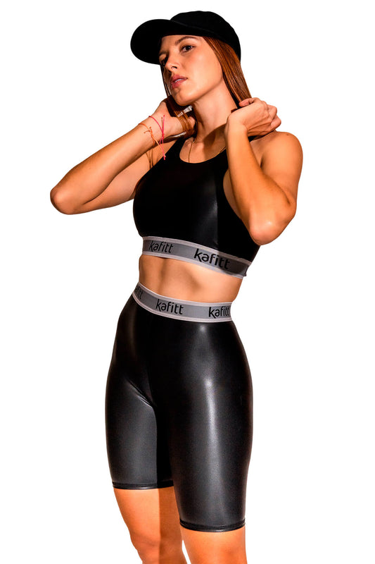 BLACK SHORT CASUAL LYCRA