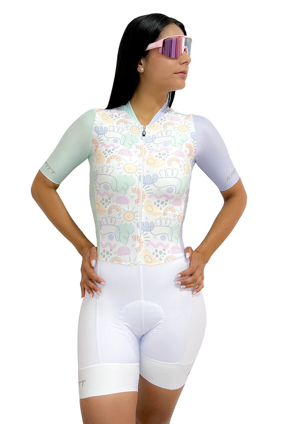 NOAH LILAC CYCLING JUMPSUIT