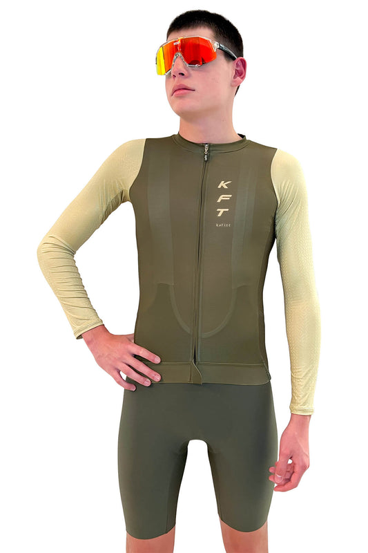 GREEK GREEN MEN'S ELITE ML CYCLING JERSEY
