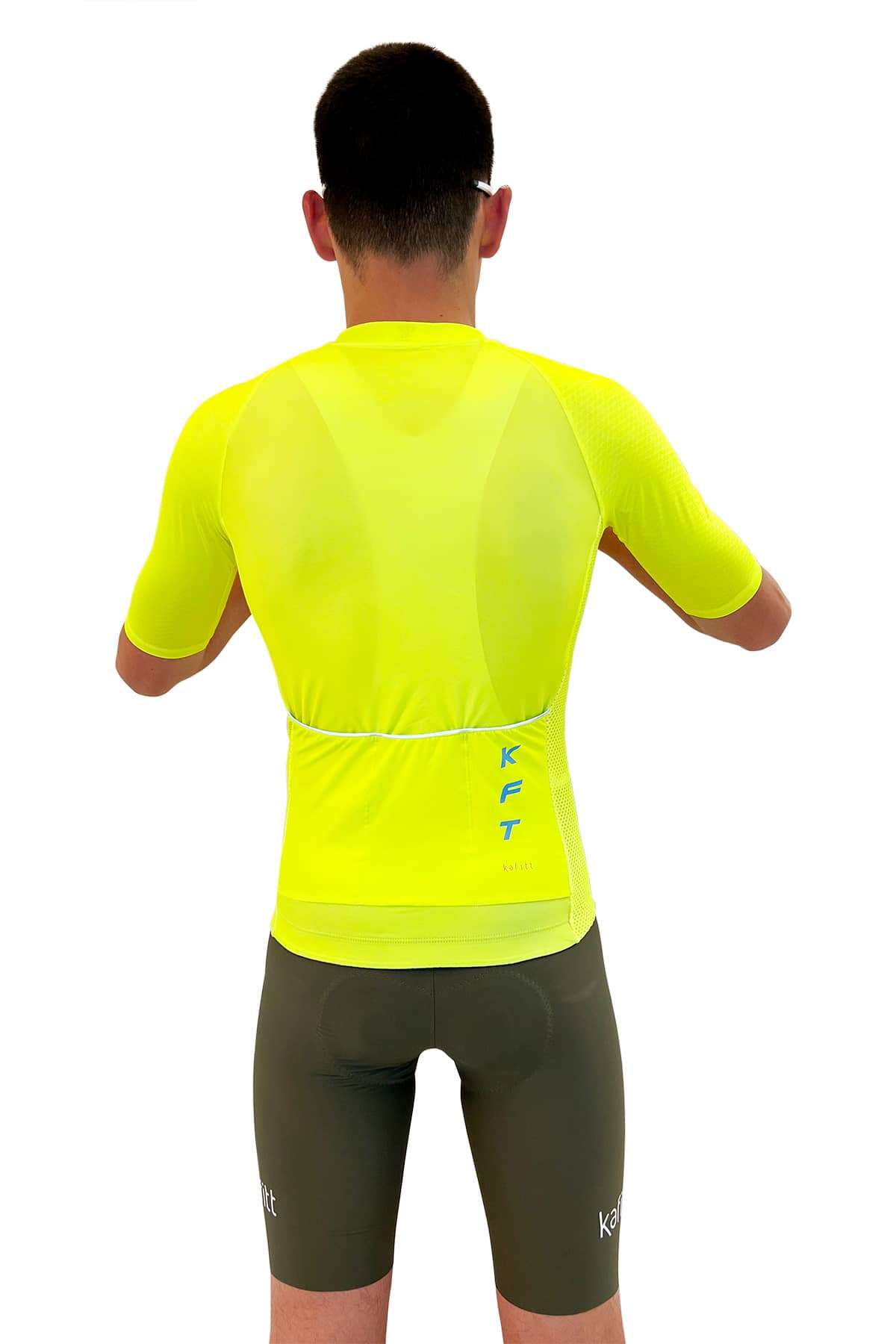 YAG YELLOW BASIC CYCLING JERSEY