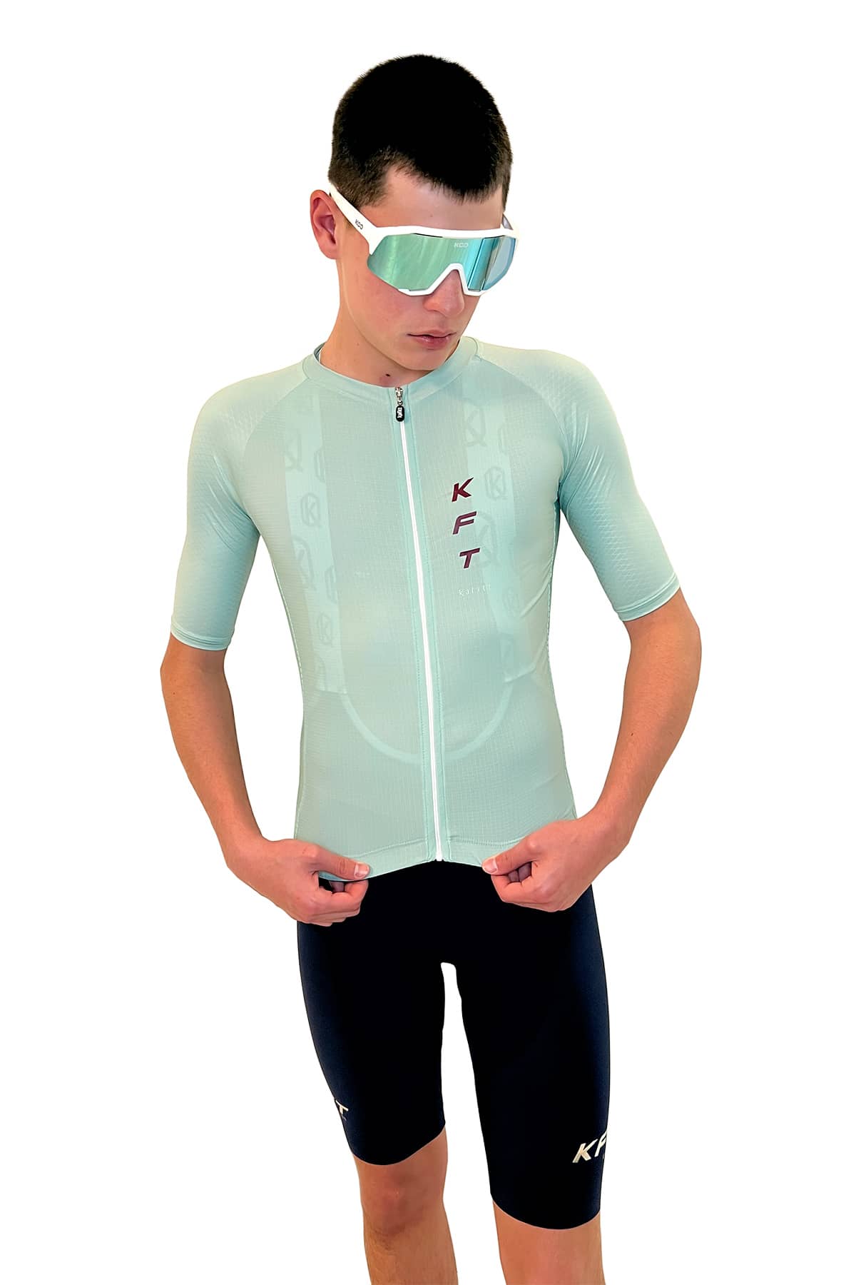 JADE GREEN BASIC CYCLING JERSEY