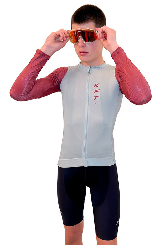 ELITE CYCLING JERSEY ML VOLCANO RED