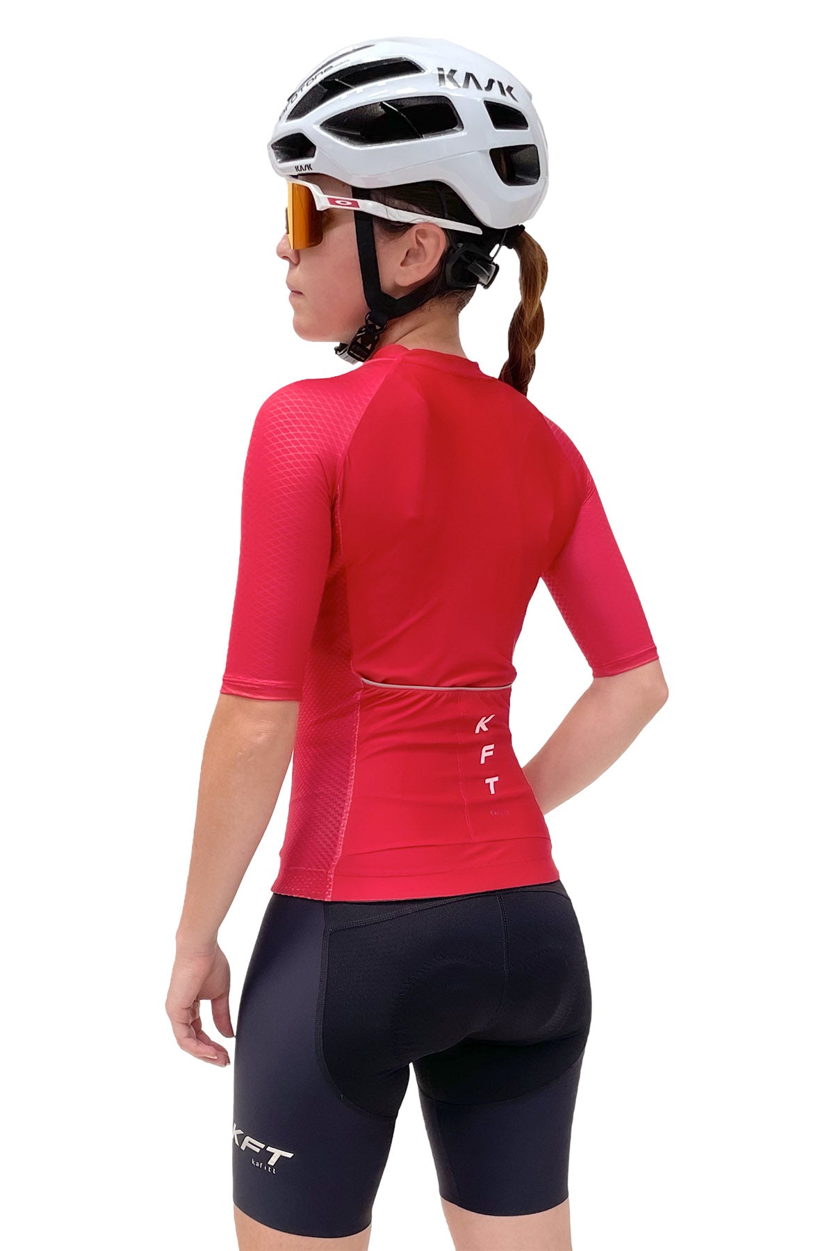 WOMEN'S BASIC OPAL RED CYCLING JERSEY