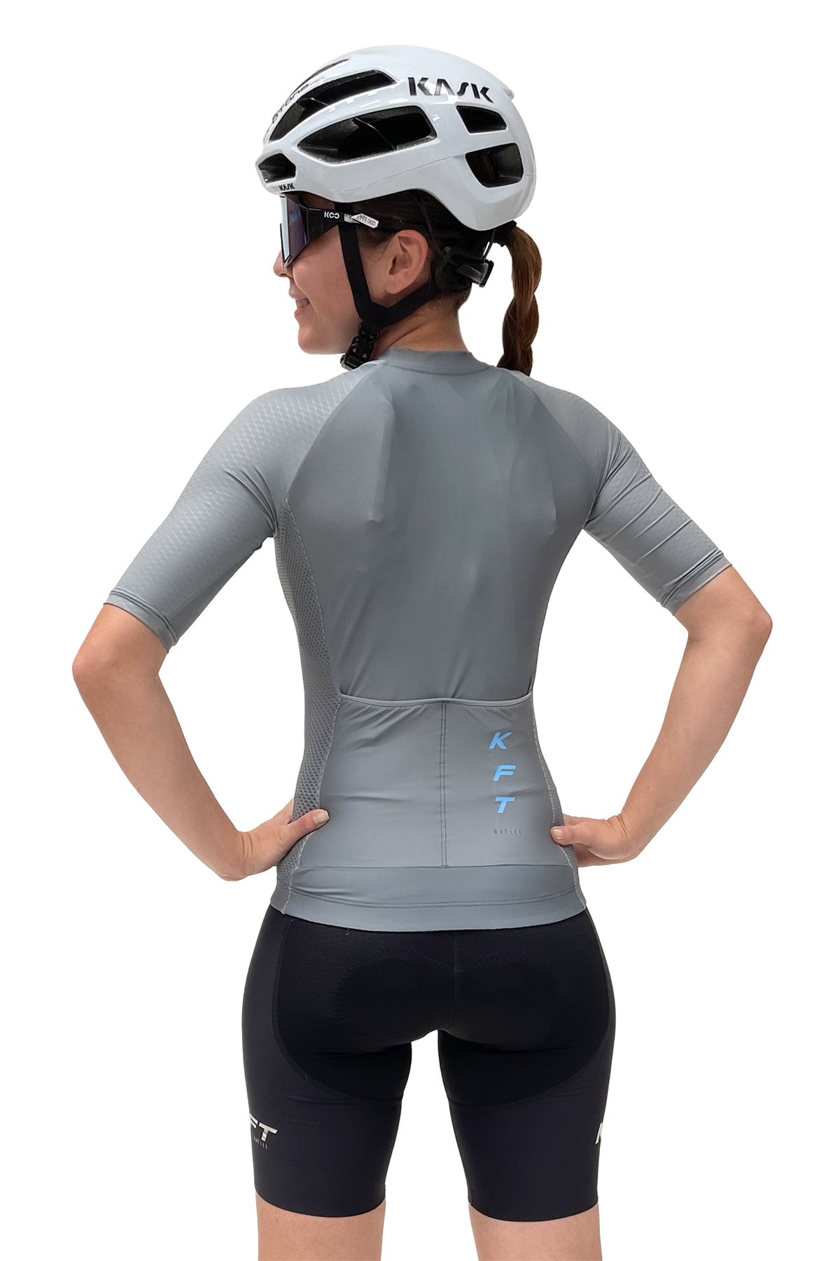 WOMEN'S BASIC CYCLING JERSEY LUNAR GREY