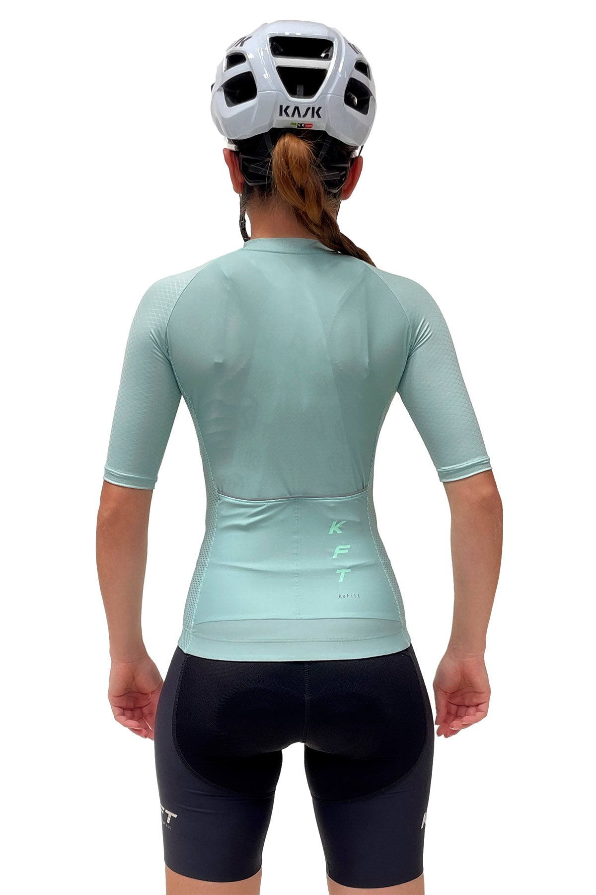 Jersey Basico Jade Verde Mujer MC