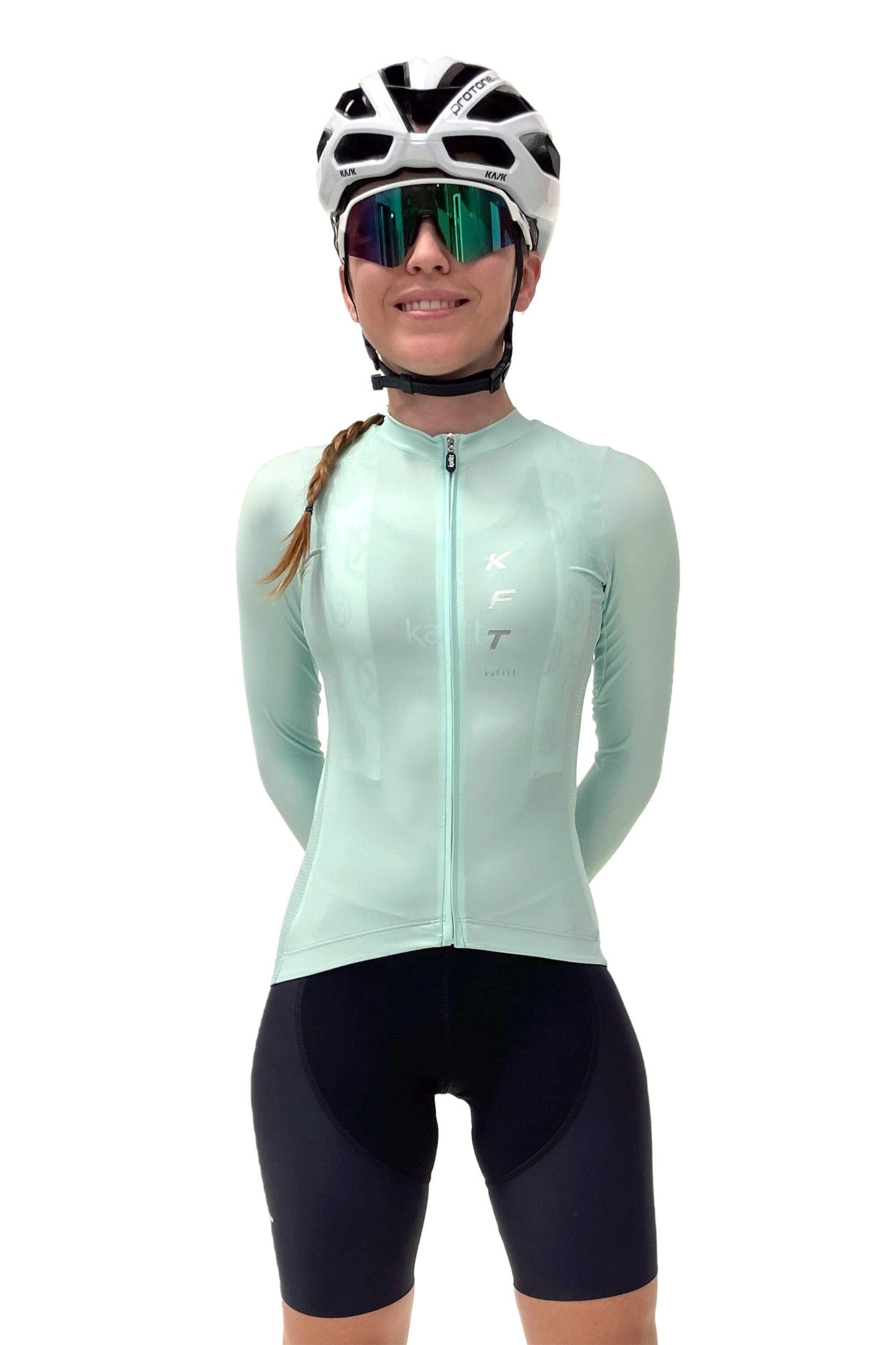 Jersey Faster Verde Menta Mujer