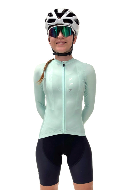 FASTER ML CYCLING JERSEY MINT GREEN WOMEN