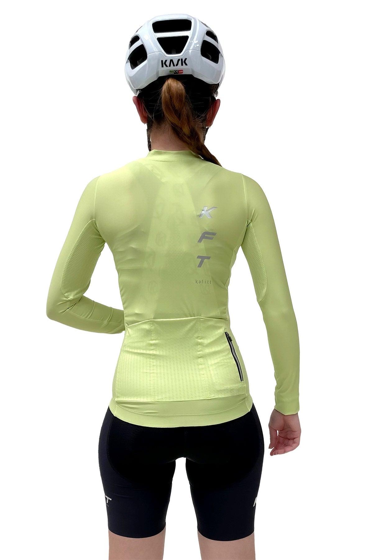 FASTER ML CYCLING JERSEY FLOWER GREEN WOMEN