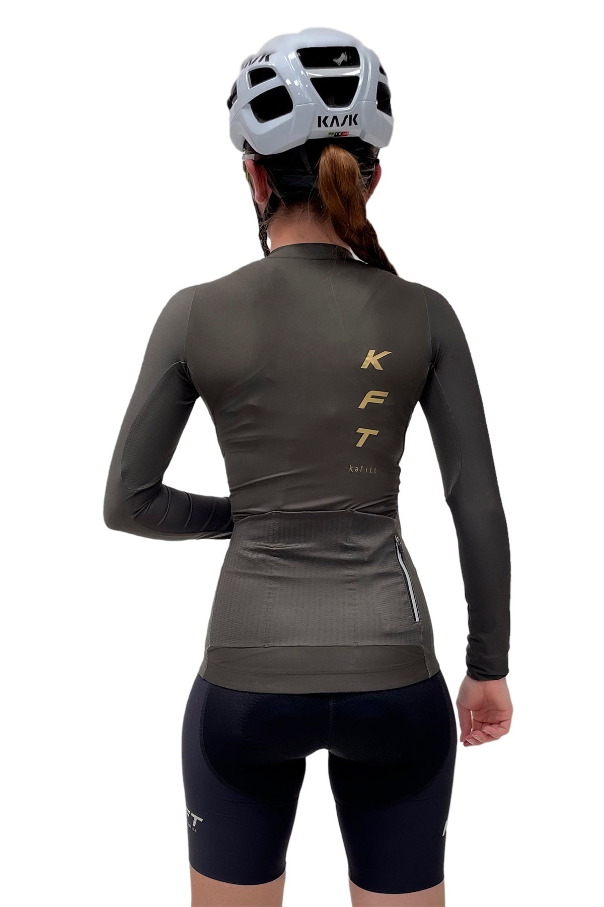 FASTER ML CYCLING JERSEY MILITARY GREEN WOMEN 