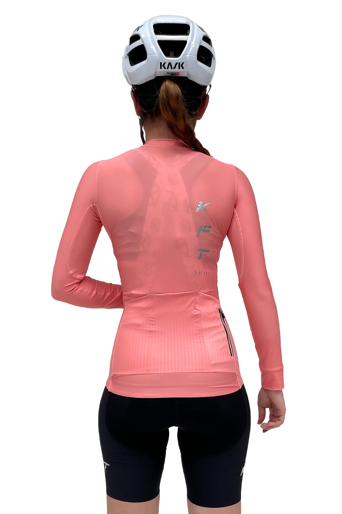 FASTER ML DARK SALMON WOMEN'S CYCLING JERSEY